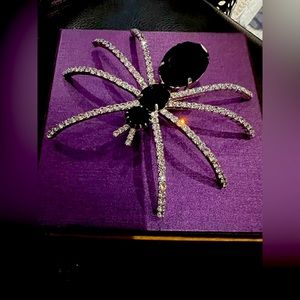 3.5” x 3.5 inch spider brooch pin